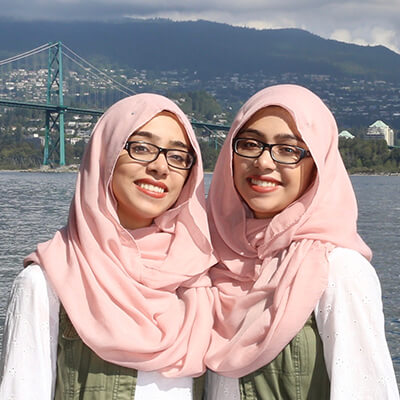 Maryam and Nivaal (Canada/Pakistan)