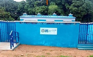 A block of WASH facilities with six compartments of latrines were constructed in Ajire Primary School Fufore. Adamawa State, Nigeria. Credit: UNICEF/2022/BABAJIDE
