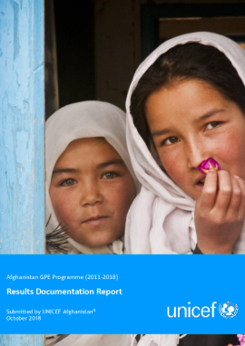 2018 grant completion report. Afghanistan